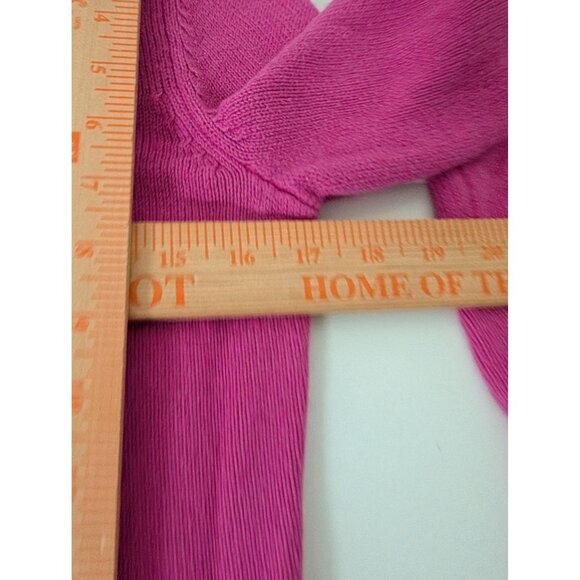 Banana Republic Sequin Elbow Patches Sweater Womens Size Small Party Pink - Picture 8 of 9